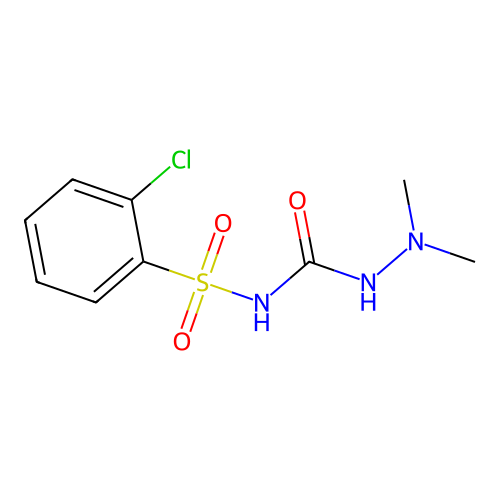 N-[(2-Chlorophenyl)sulfonyl]-2,2-dimethylhydrazinecarboxamide structure