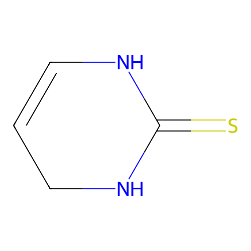 3,4-Dihydro-2(1H)-pyrimidinethione structure