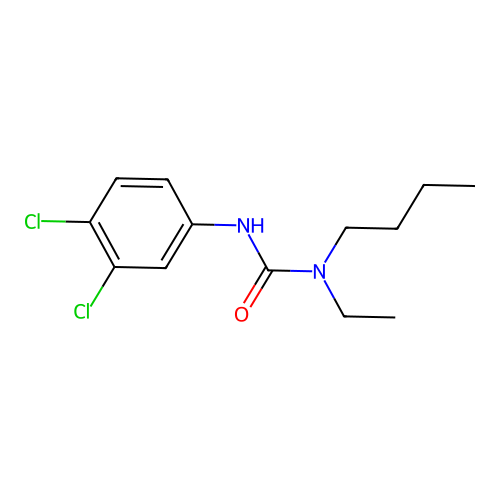 1-Butyl-3-(3,4-dichlorophenyl)-1-ethylurea structure