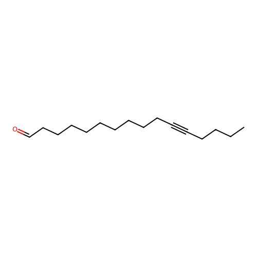 11-Hexadecynal structure