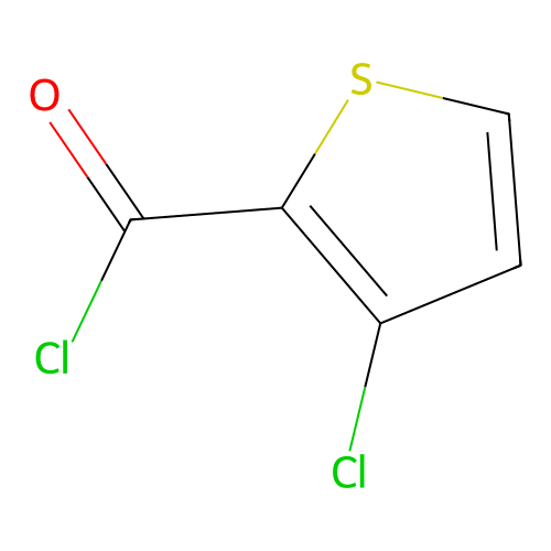 3-Chlorothiophene-2-carbonyl chloride structure