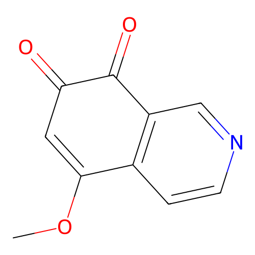 5-Methoxy-7,8-dihydroisoquinoline-7,8-dione structure