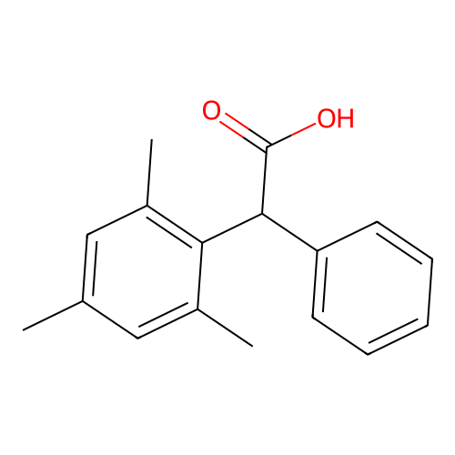 2-苯基-2-(2,4,6-三甲基苯基)乙酸 structure