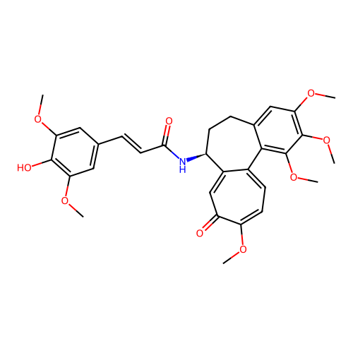 Colchicine analog structure