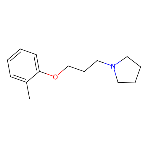 1-(3-(o-Tolyloxy)propyl)pyrrolidine structure