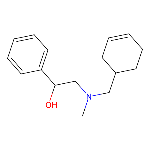 2-[Cyclohex-3-en-1-ylmethyl(methyl)amino]-1-phenylethanol structure