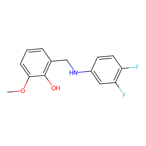 2-[(3,4-Difluoroanilino)methyl]-6-methoxybenzenol structure