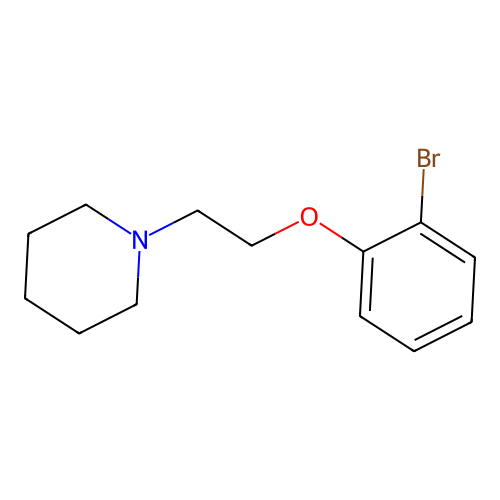 1-[2-(2-Bromophenoxy)ethyl]piperidine structure