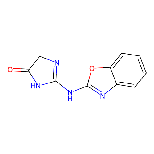 2-(1,3-Benzoxazol-2-ylamino)-1,4-dihydroimidazol-5-one structure