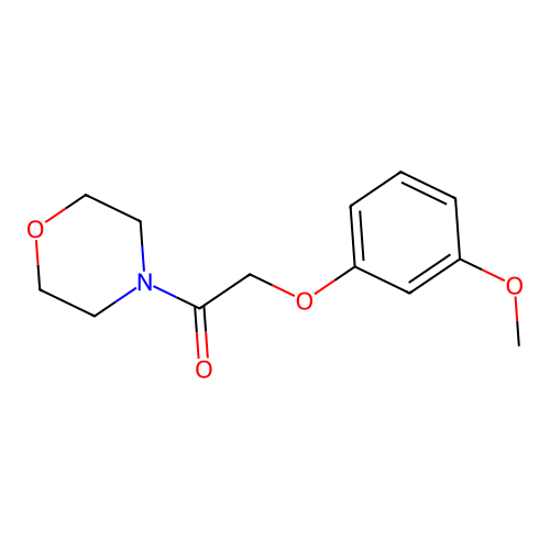 2-(3-Methoxyphenoxy)-1-morpholin-4-ylethanone structure