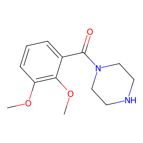 1-(2,3-Dimethoxybenzoyl)piperazine structure