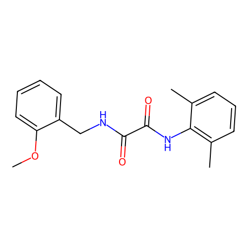 N1-(2,6-dimethylphenyl)-N2-(2-methoxybenzyl)oxalamide structure