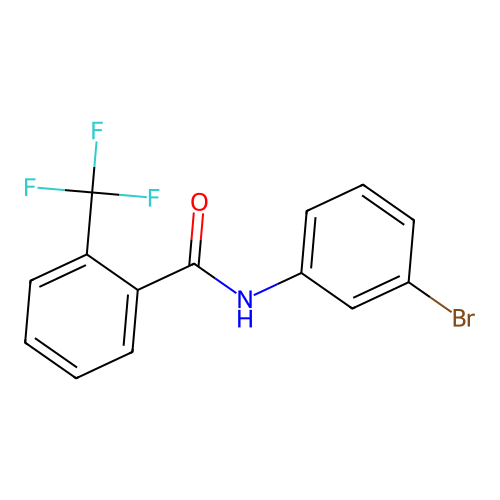 N-(3-bromophenyl)-2-(trifluoromethyl)benzamide structure