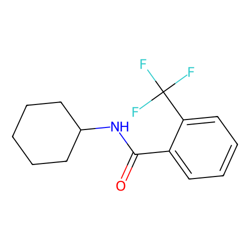 N-环己基-2-(三氟甲基)苯甲酰胺 structure