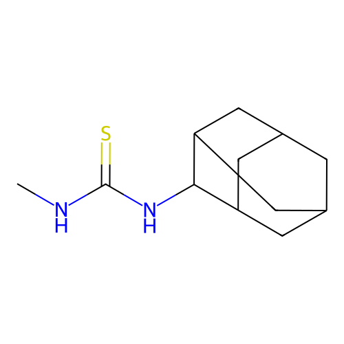 3-(2-Adamantyl)-1-methyl-thiourea structure