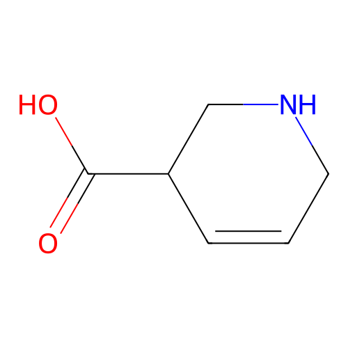 1,2,3,6-tetrahydropyridine-3-carboxylic Acid structure