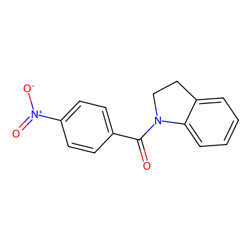 1-(4-Nitrobenzoyl)indoline structure