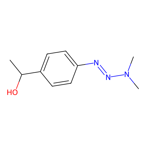 1-[4-(Dimethylaminodiazenyl)phenyl]ethanol structure