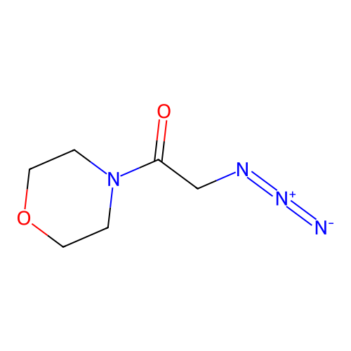2-Azido-1-(4-morpholinyl)ethanone structure