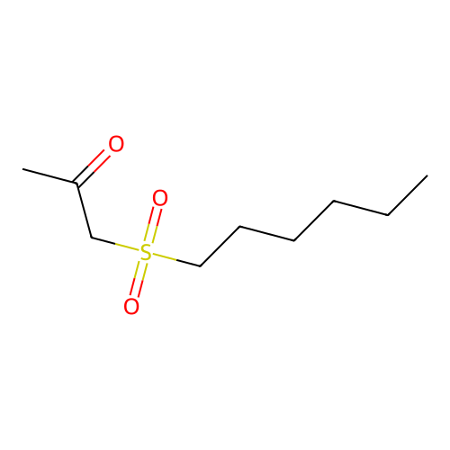 n-Hexasulfonyl-2-propanone structure