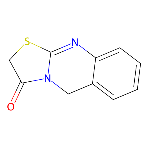 5H-thiazolo(2,3-b)quinazolin-3(2H)-one structure