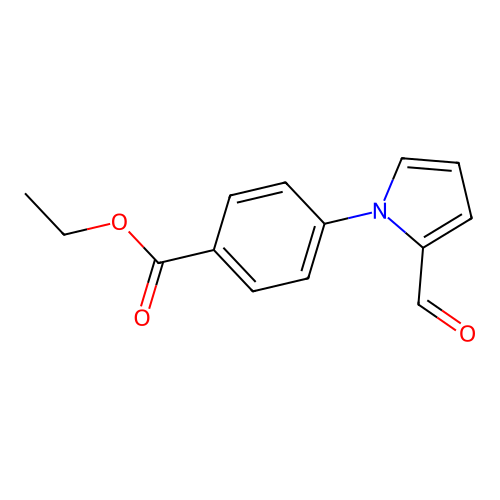 ethyl 4-(2-formyl-1H-pyrrol-1-yl)benzoate structure
