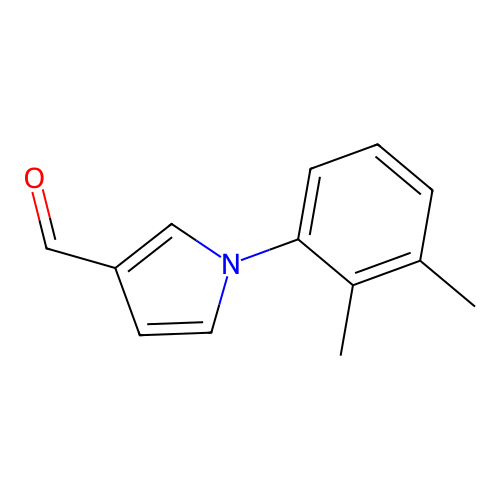 1-(2,3-dimethylphenyl)-1H-pyrrole-3-carbaldehyde structure