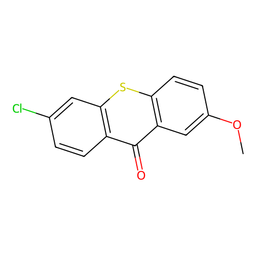 6-Chloro-2-methoxy-9H-thioxanthen-9-one structure