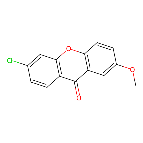 6-Chloro-2-methoxy-9h-xanthen-9-one structure