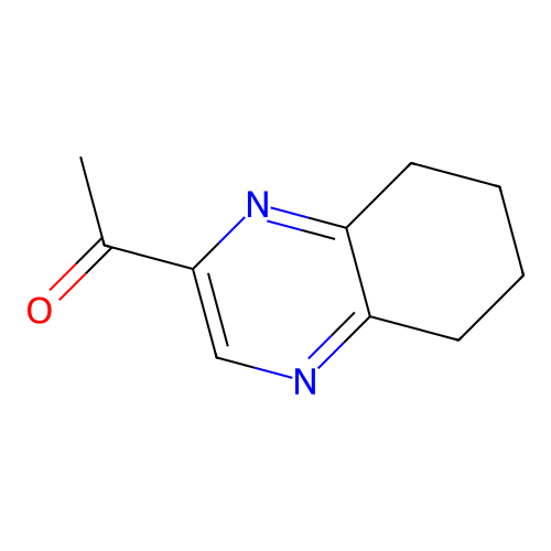 2-Acetyl-5,6,7,8-tetrahydroquinoxaline structure