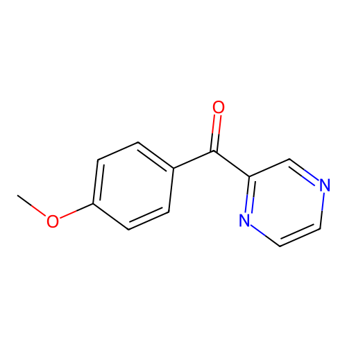 2-吡嗪基-4-甲氧基苯基酮 structure