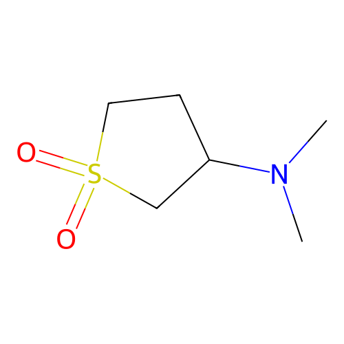 N,N-Dimethyltetrahydro-3-thiophenamine 1,1-dioxide structure