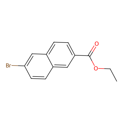 Ethyl 6-bromonaphthalene-2-carboxylate structure