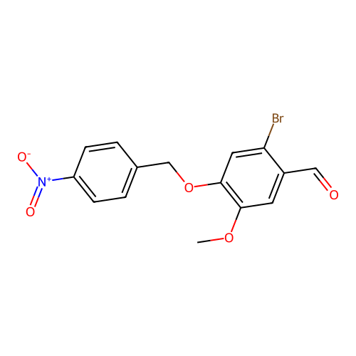 2-Bromo-5-methoxy-4-[(4-nitrobenzyl)oxy]benzaldehyde structure