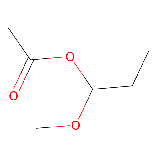Methoxypropyl acetate structure