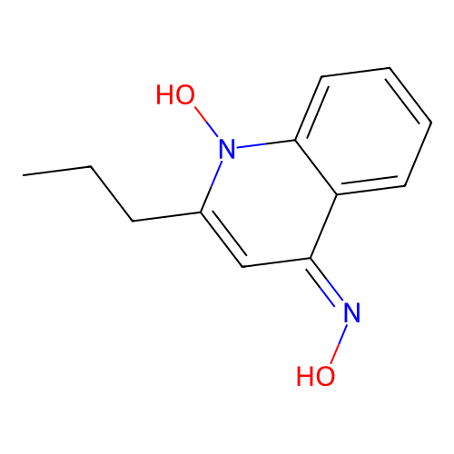 4-Quinolinamine, N-hydroxy-2-propyl-, 1-oxide structure