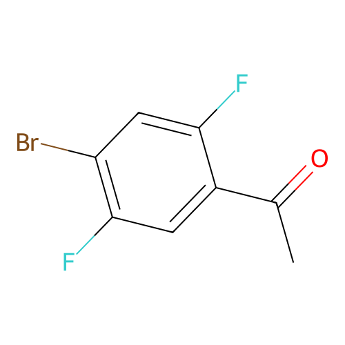 1-(4-Bromo-2,5-difluorophenyl)ethan-1-one structure