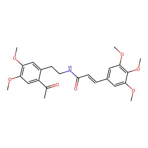 (E)-N-(2-acetyl-4,5-dimethoxyphenethyl)-3-(3,4,5-trimethoxyphenyl)acrylamide structure