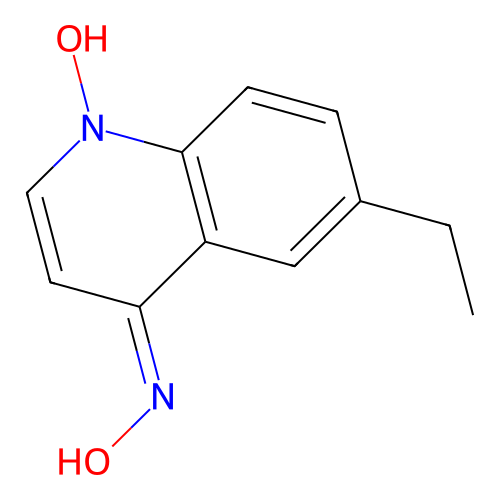 6-Ethyl-N-hydroxy-4-quinolinamine 1-oxide structure