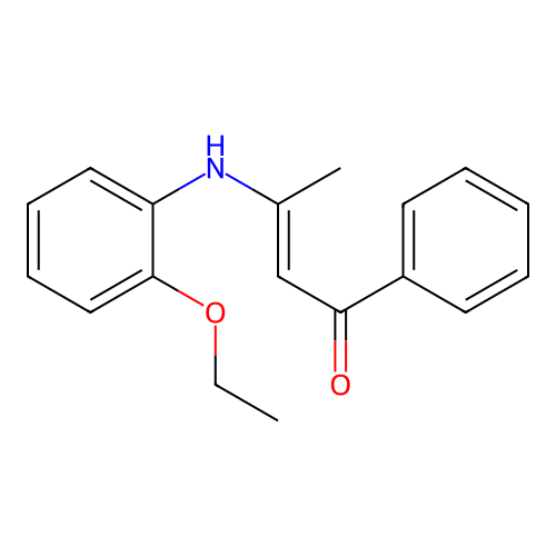 3-(2-Ethoxyanilino)-1-phenylbut-2-en-1-one structure