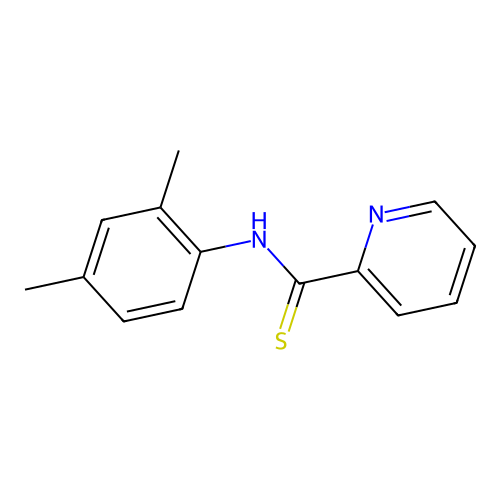 N-(2,4-dimethylphenyl)pyridine-2-carbothioamide structure