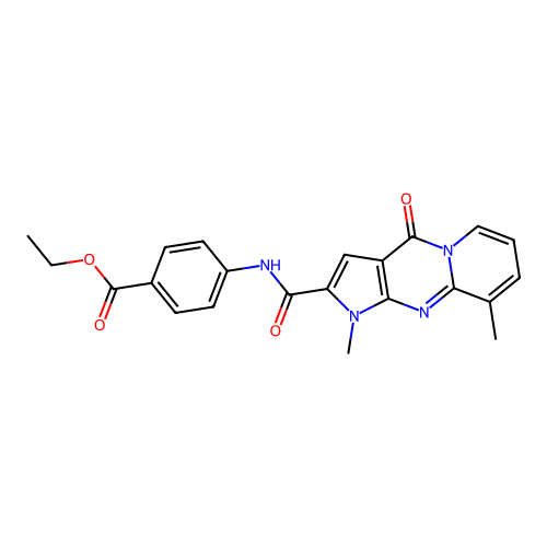 C22H20N4O4 structure