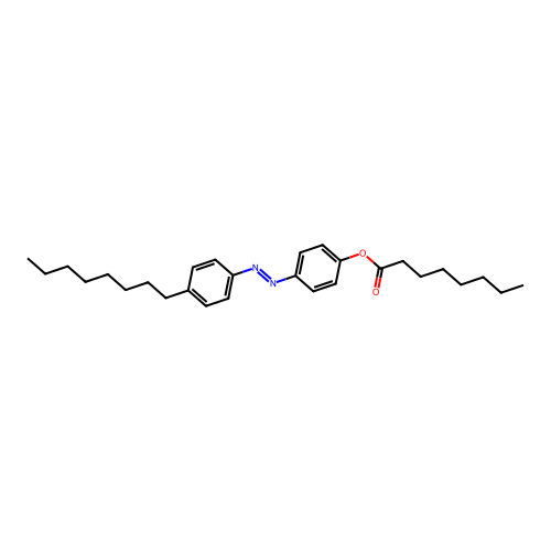 [4-[(4-Octylphenyl)diazenyl]phenyl] octanoate structure
