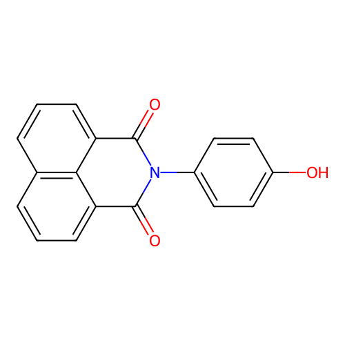 2-(4-Hydroxy-phenyl)-benzo[de]isoquinoline-1,3-dione structure