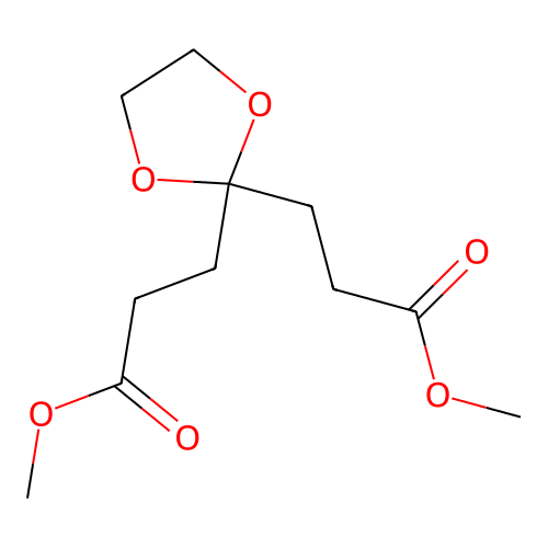 1,3-二氧杂环戊烷-2,2-二丙酸二甲酯 structure