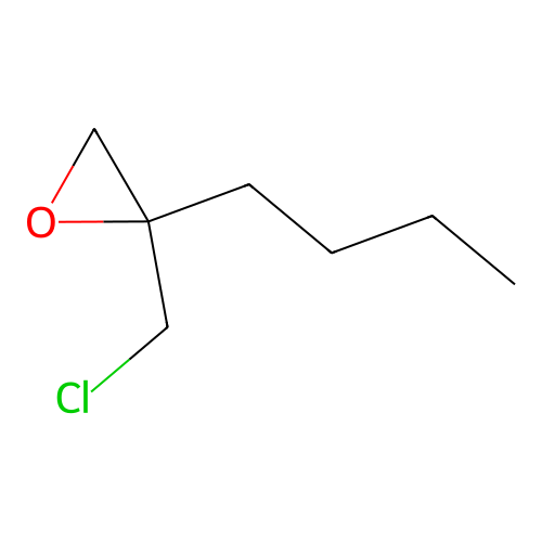 Oxirane, 2-butyl-2-(chloromethyl)- structure