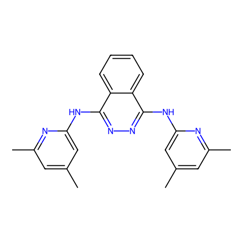 N~1~,N~4~-Bis(4,6-dimethylpyridin-2-yl)-2,3-dihydrophthalazine-1,4-diimine structure