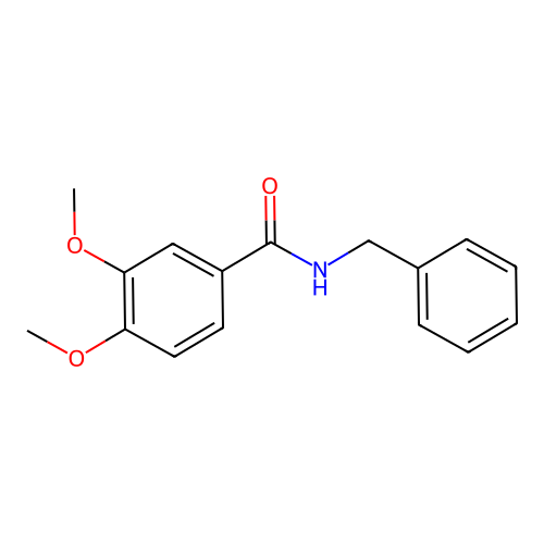 N-benzyl-3,4-dimethoxybenzamide structure