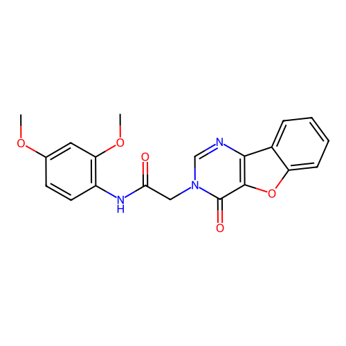 N-(2,4-dimethoxyphenyl)-2-(4-oxobenzofuro[3,2-d]pyrimidin-3(4H)-yl)acetamide structure