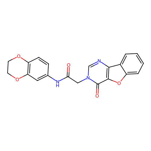 N-(2,3-dihydrobenzo[b][1,4]dioxin-6-yl)-2-(4-oxobenzofuro[3,2-d]pyrimidin-3(4H)-yl)acetamide structure